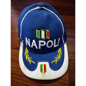 Unbranded Napoli Baseball Cap Mens OSFM Blue Good Embroidered Italy Souvenir Hat